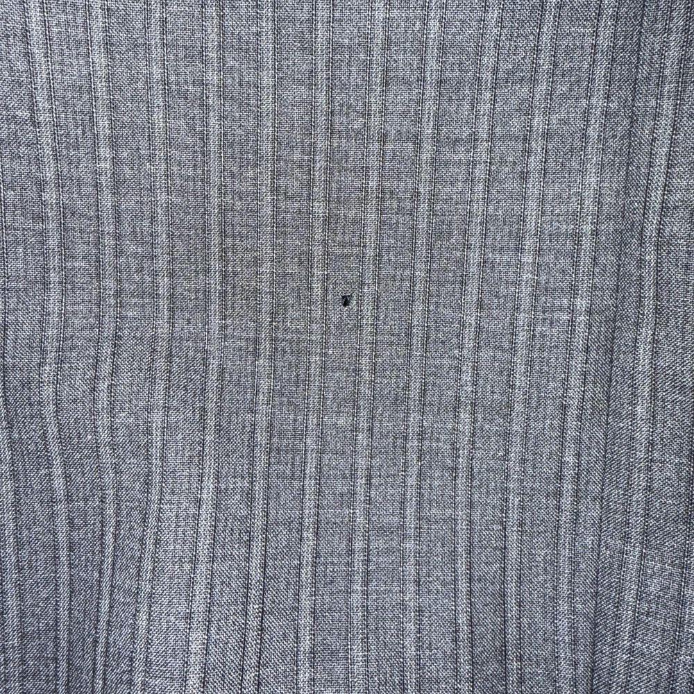 Ungaro Uomo Blazer Mens 44L Gray Pinstripe Wool Double Breasted Made Italy - Picture 12 of 13